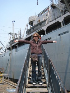 Leeane, describing the length of the ship