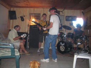 The Wiley House Band.... and Duff's head