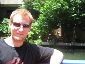 rob on the river boat cruise