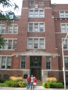 American school building