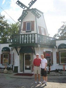 From L-R: Windmill, Uncle Bob, moi