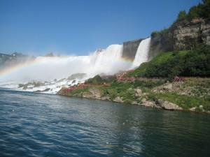 The Rainbow on the American Falls