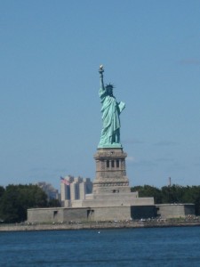 Miss Liberty herself