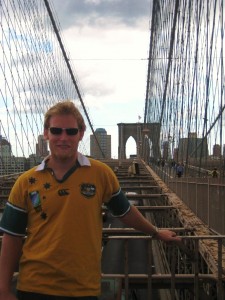 The rare, "bridge wallaby"