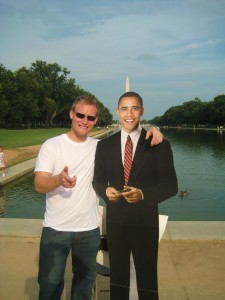 Me and Obama, just hanging