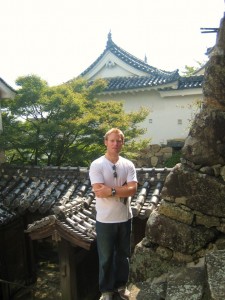 me, out the back of the castle